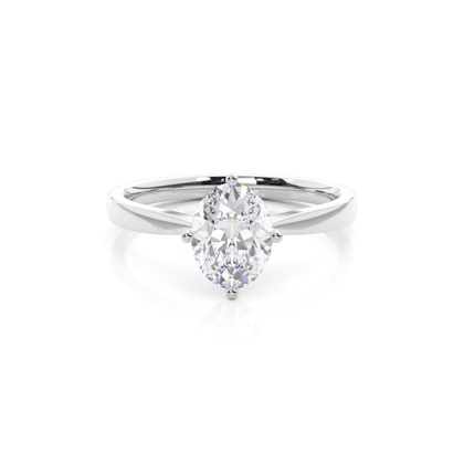 Oval Diamond Engagement Rings