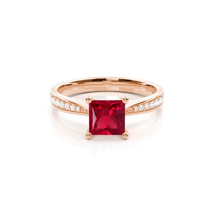 Rose Gold Gemstone Rings & Jewellery