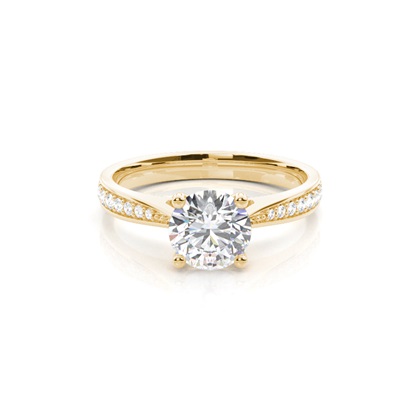 Yellow Gold Diamond Engagement Rings
