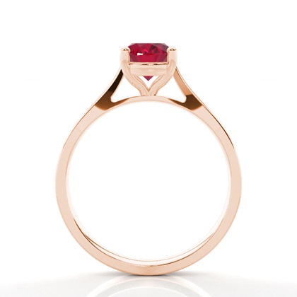 Weisgold Rubin Verlobungsring