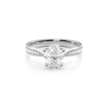 Oval Diamond Engagement Rings