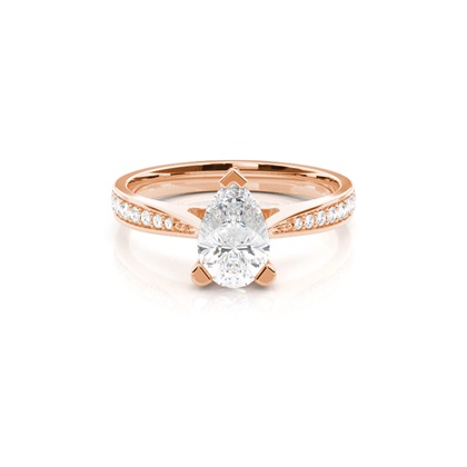 Pear Shaped Diamond Engagement Rings