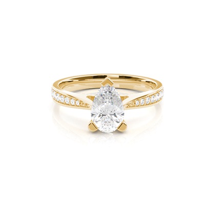 Yellow Gold Diamond Engagement Rings
