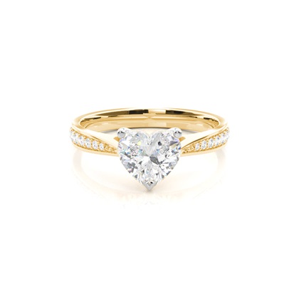 Mixed Metal Diamond Engagement rings