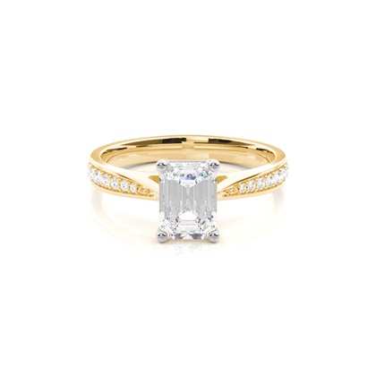 Emerald-Cut Diamond Rings