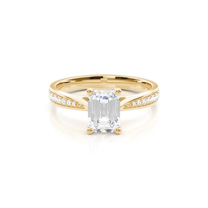 Yellow Gold Diamond Engagement Rings