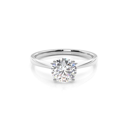 White Gold Solitaire Engagement Rings