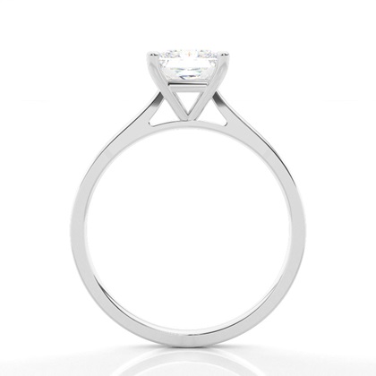 White Gold Round Diamond Engagement Ring