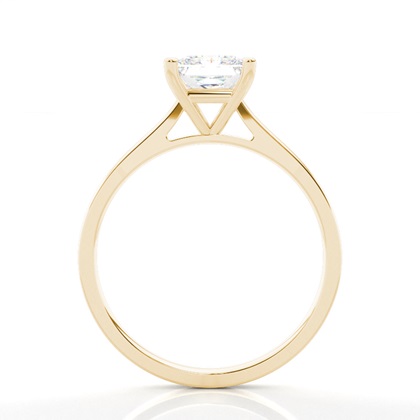 White Gold Round Diamond Engagement Ring