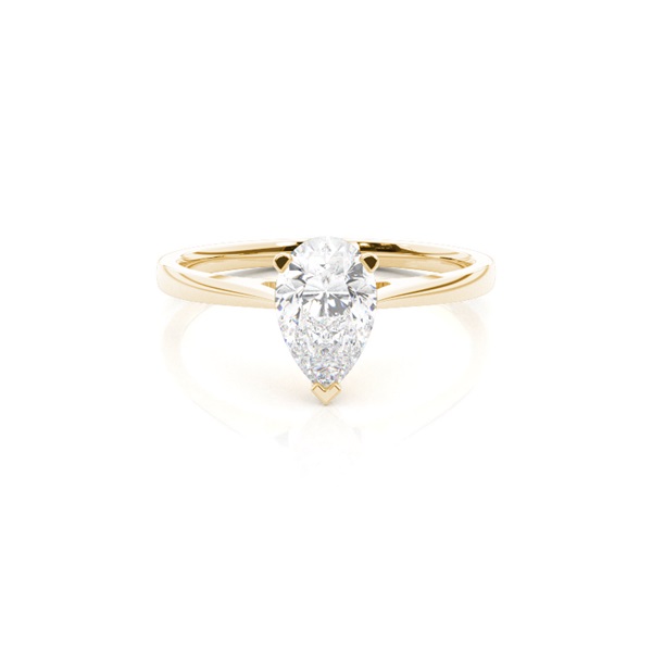 White Gold Round Diamond Engagement Ring