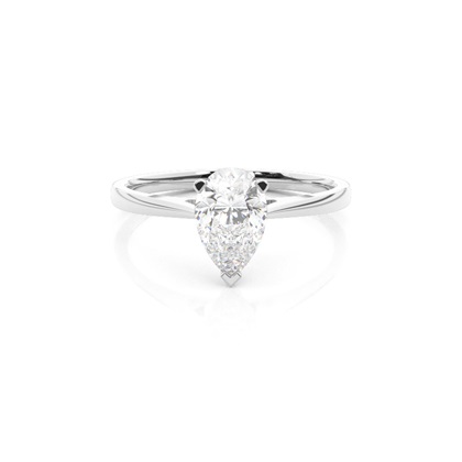 White Gold Solitaire Engagement Rings