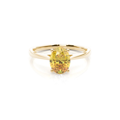 Yellow Gold Yellow Diamond Engagement Rings