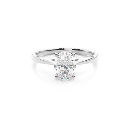 White Gold Solitaire Engagement Rings
