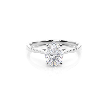Oval Cut Diamond Rings