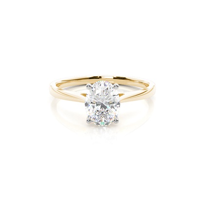 Oval Cut Diamond Rings