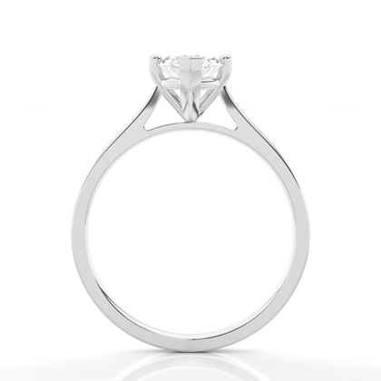 White Gold Round Diamond Engagement Ring