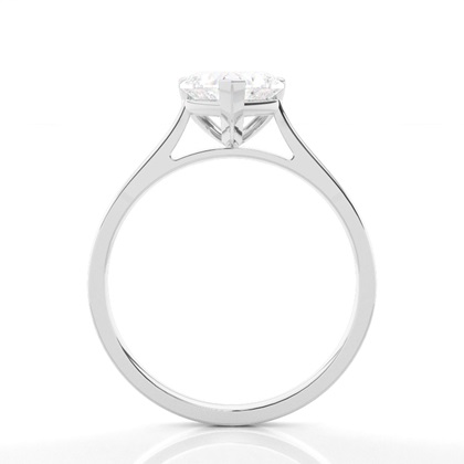 White Gold Round Diamond Engagement Ring