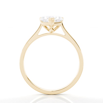 Diamantenring in einer Krappenfassung