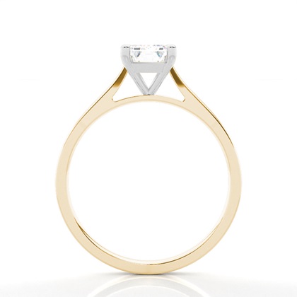 Diamantenring in einer Krappenfassung