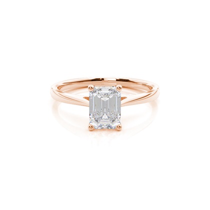 White Gold Moissanite Engagement Ring