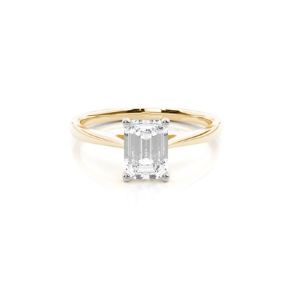 Emerald-Cut Diamond Rings