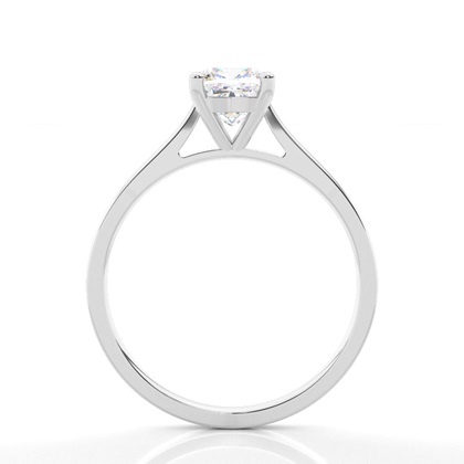White Gold Round Diamond Engagement Ring