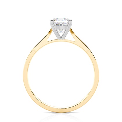 White Gold Round Diamond Engagement Ring