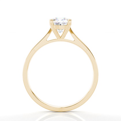 White Gold Round Diamond Engagement Ring