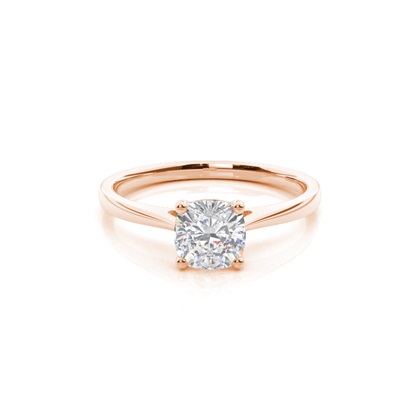 White Gold Moissanite Engagement Ring