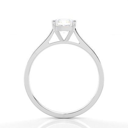 White Gold Round Diamond Engagement Ring