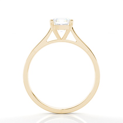 White Gold Round Diamond Engagement Ring