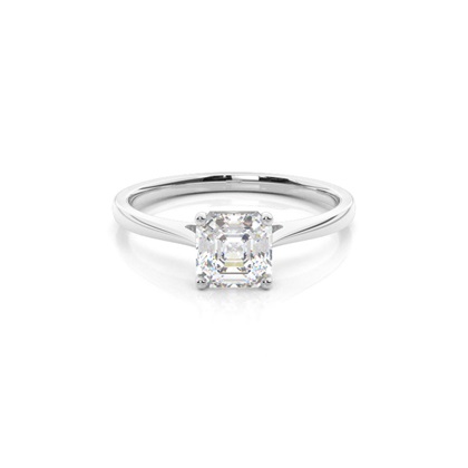 Asscher Diamond Rings
