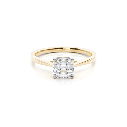 Mixed Metal Diamond Engagement rings