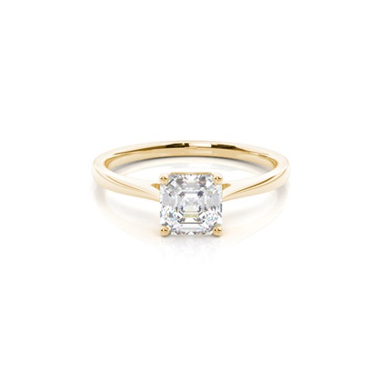 Asscher Diamond Rings