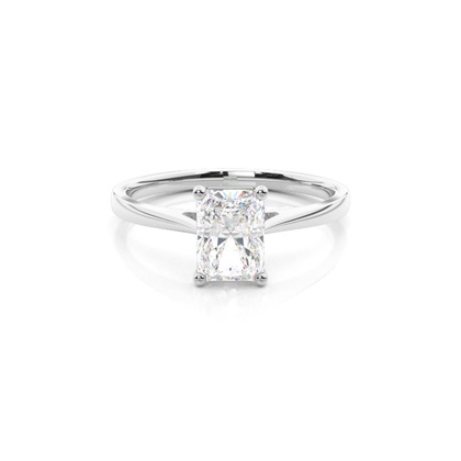 White Gold Solitaire Engagement Rings