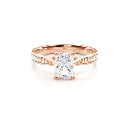 Rose Gold Diamond Engagement Rings