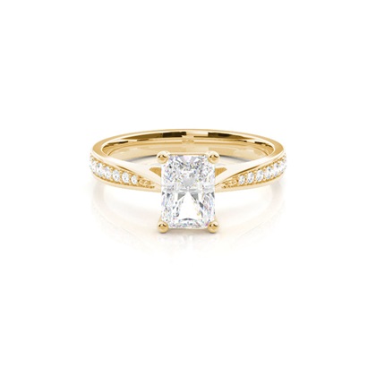 Yellow Gold Diamond Engagement Rings