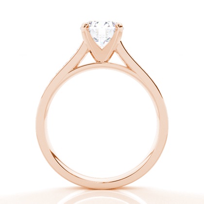 Rose Gold Moissanite Engagement Rings	