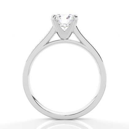 Side Stone Diamond Engagement Ring