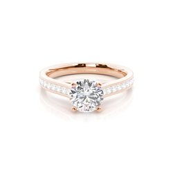 Seitenstein Diamant-Verlobungsring