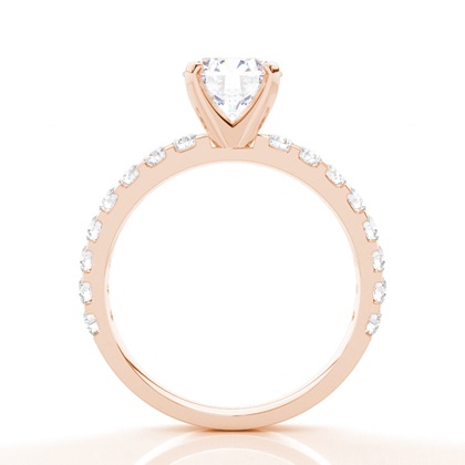Rose Gold Moissanite Engagement Rings	