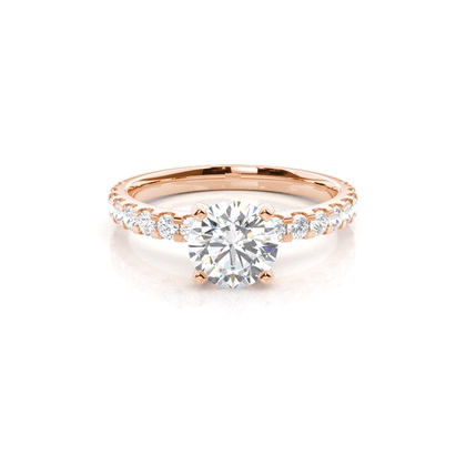 Rose Gold Diamond Engagement Rings