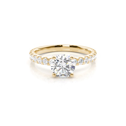 Yellow Gold Diamond Engagement Rings