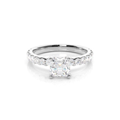 White Gold Solitaire Engagement Rings
