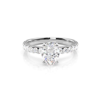 Oval Diamond Engagement Rings
