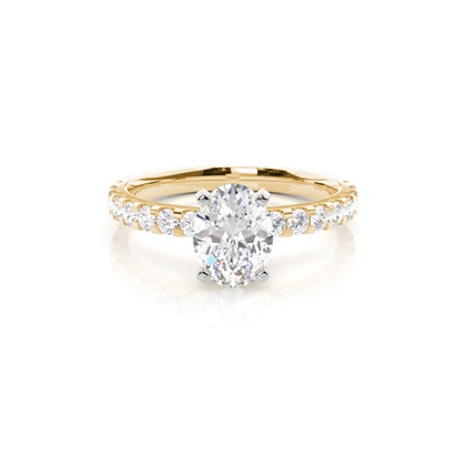 Oval Cut Diamond Rings