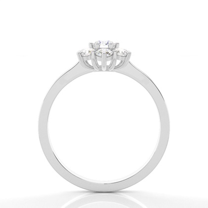 6 Prong Setting Plain Seven Stone Ring