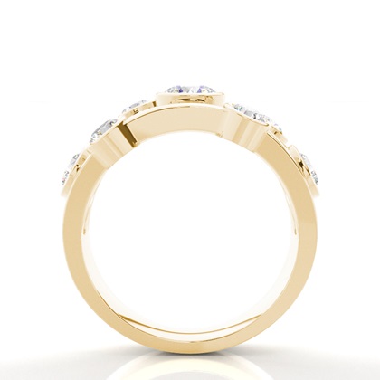 Yellow Gold Statement Diamond Rings
