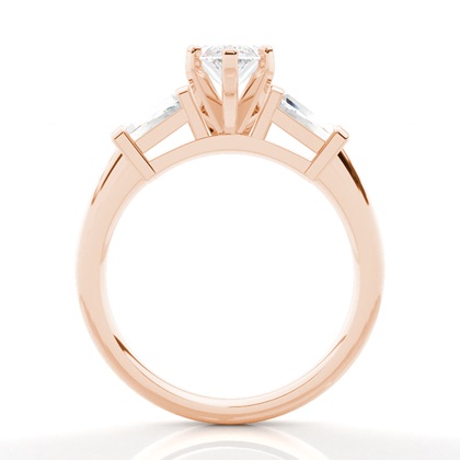 diamant zásnubní prsten princezny ze žlutého zlata