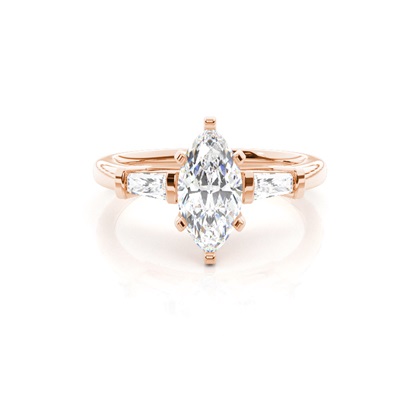 diamant zásnubní prsten princezny ze žlutého zlata
